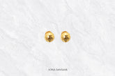 Celestia Gold Drops Studs | Sona Sansaar